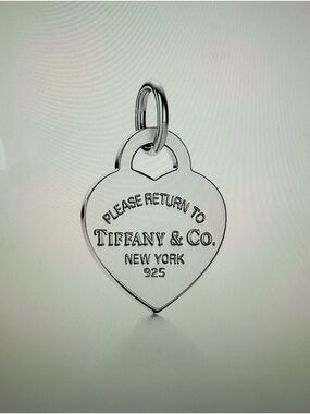 Tiffany & Co. Sterling Silver Heart Tag on Tiffany Blue Box with extras.